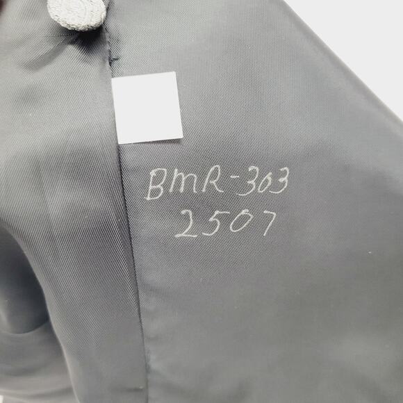 Silver Gray Paisley Print Mens Formal Vest Size XL Tuxedo Prom Brandon Michael - Picture 5 of 6